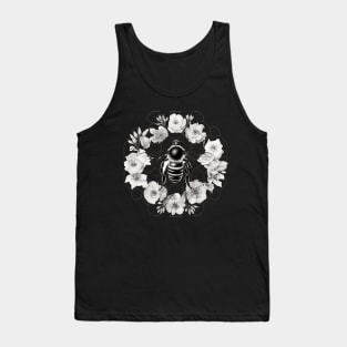 Black And White Bee Tank Top